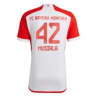Camiseta Bayern Munich Jamal Musiala #42 Primera Equipación 2023-24 manga corta